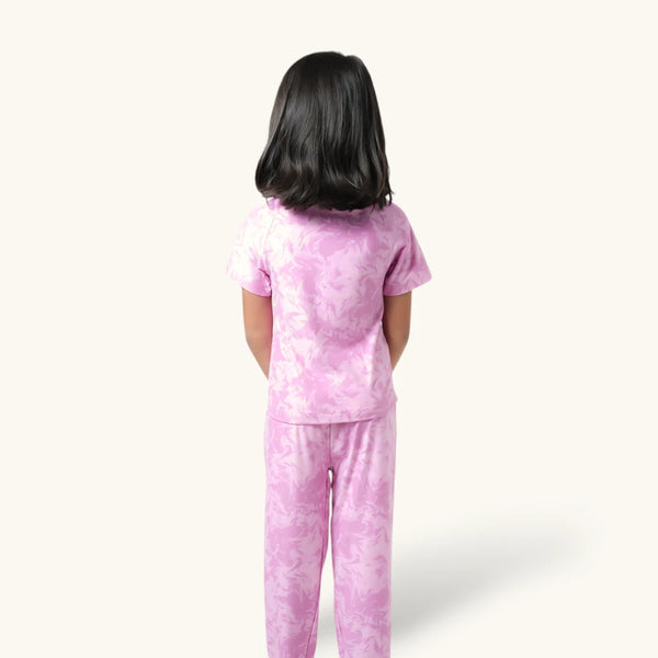 Pink Purple Raglan Set