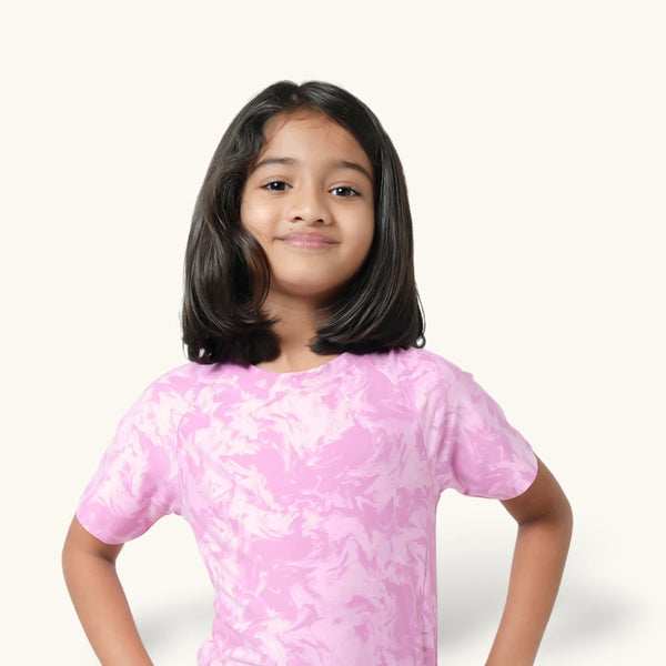 Pink Purple Raglan Set