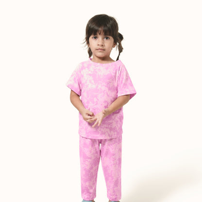 Pink Purple Raglan Set