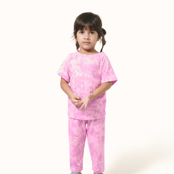 Pink Purple Raglan Set