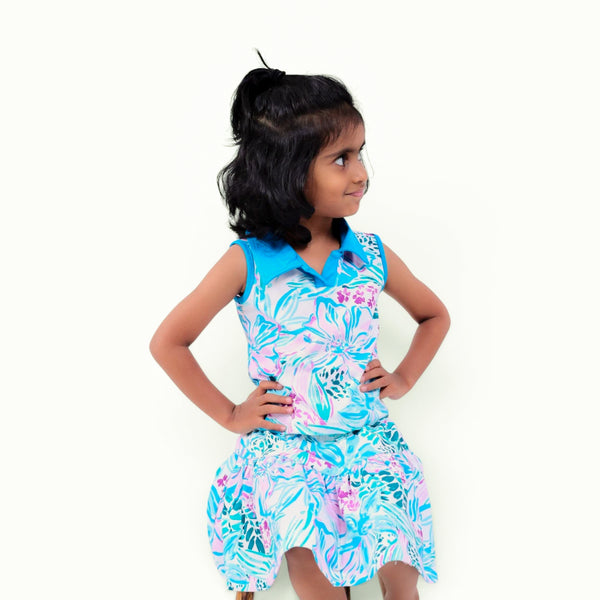 Teal & Megenta Print Co-ords Set