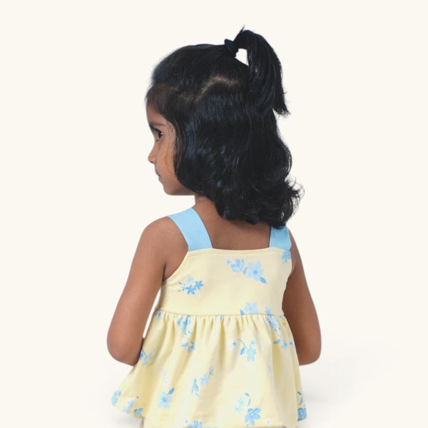Yellow Floral Short Set
