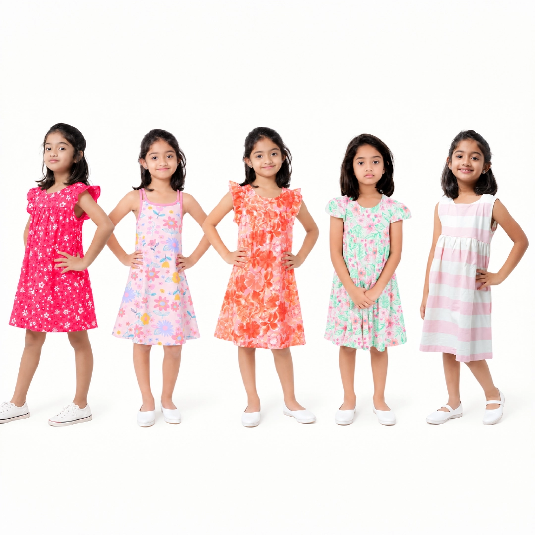 Getaway Picnic Frock Set (Pack of 5)