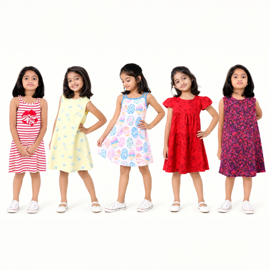 Sunshine Stories Frock Set (Pack of 5)