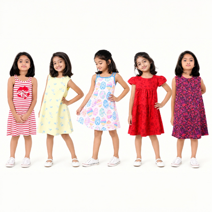 Sunshine Stories Frock Set (Pack of 5)