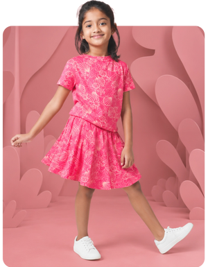 Girls Skirt Co-ord set