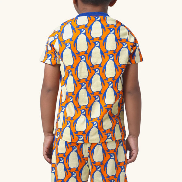 Boy's Penguin print night set